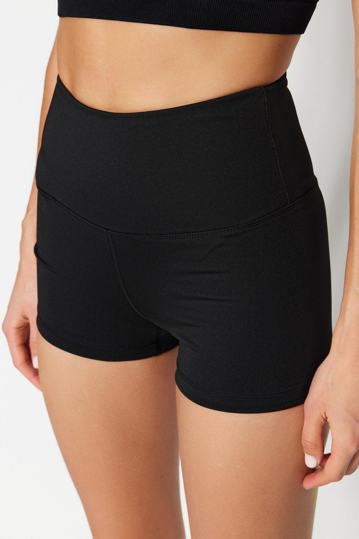Black High Waist Sports Leggings, , large image number 6