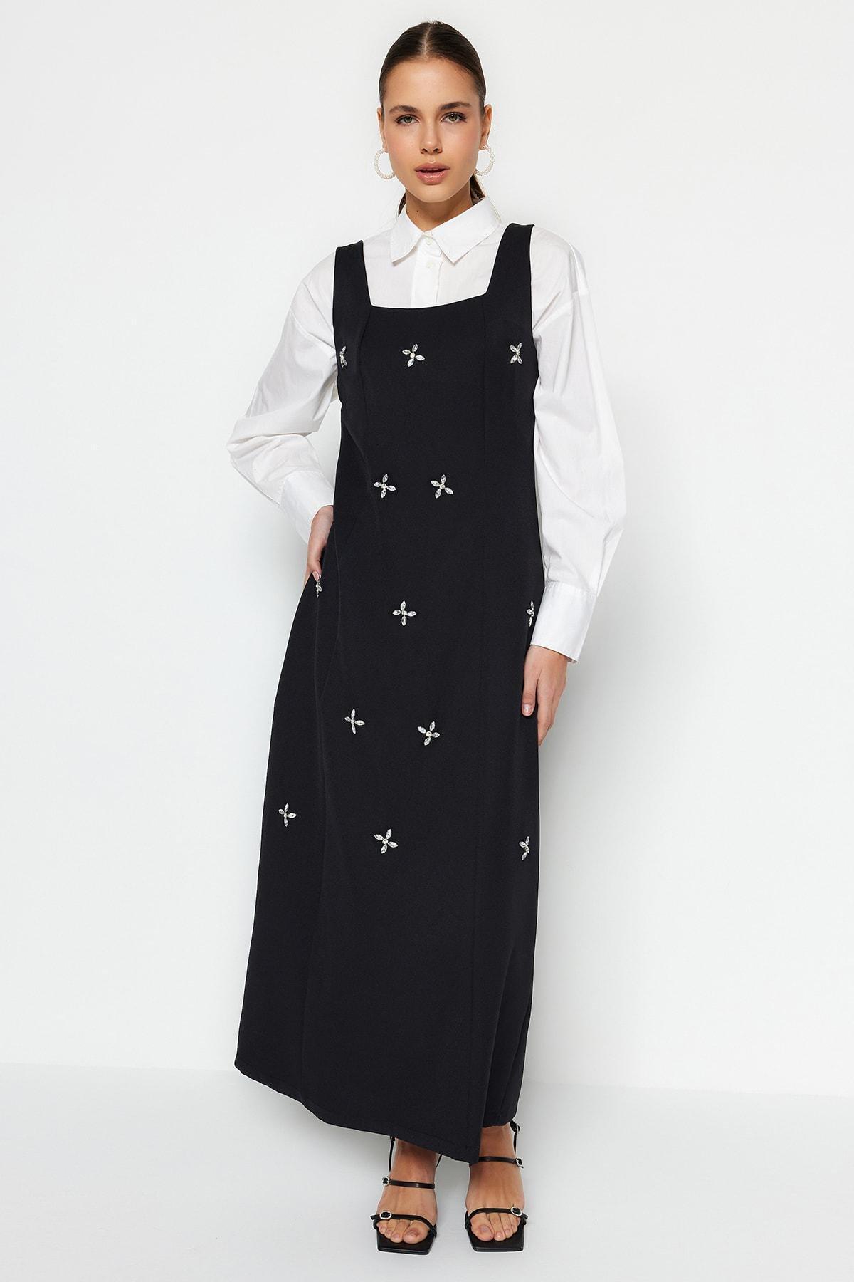 Black Gilet Dress, , large image number 2