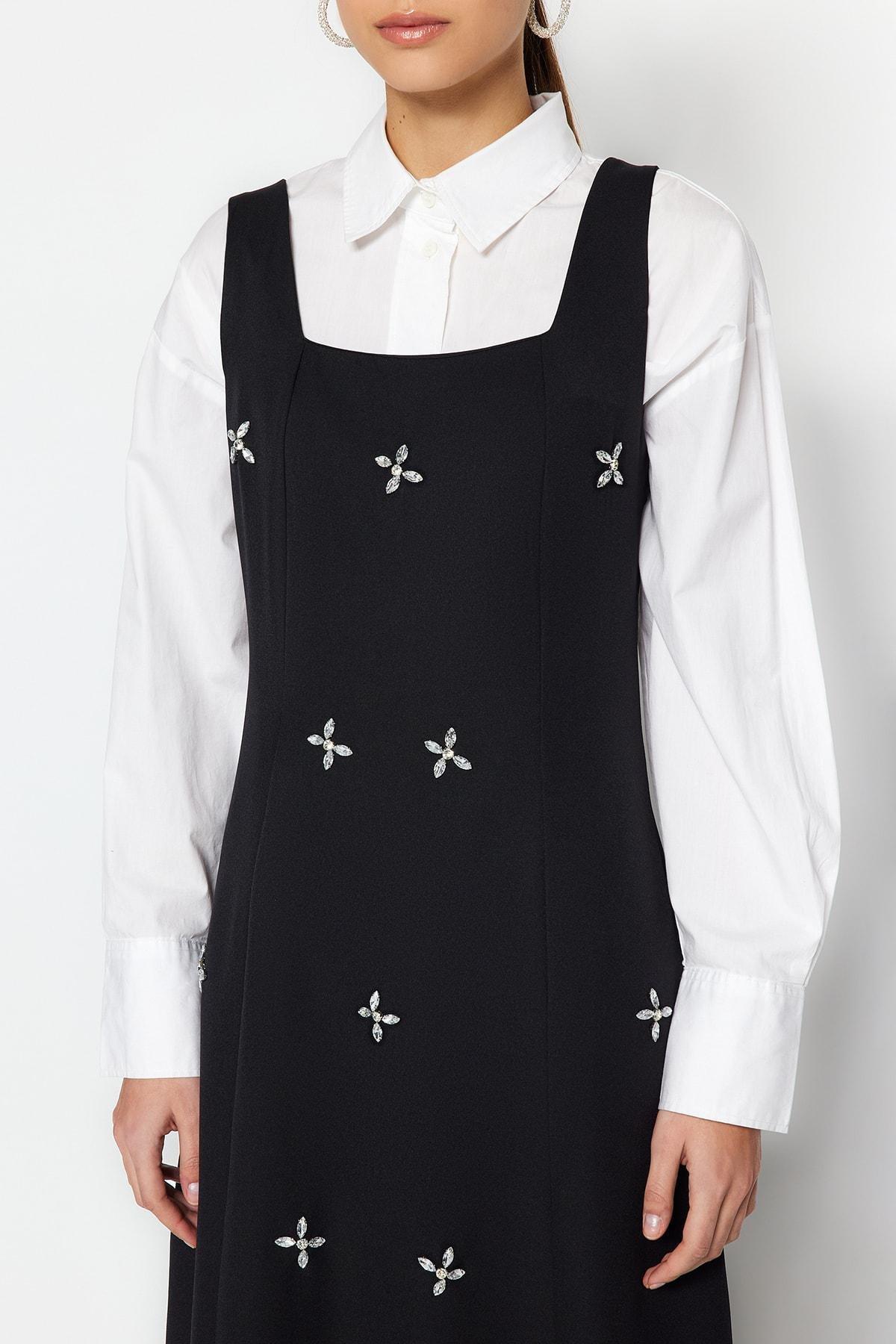 Black Gilet Dress, , large image number 3