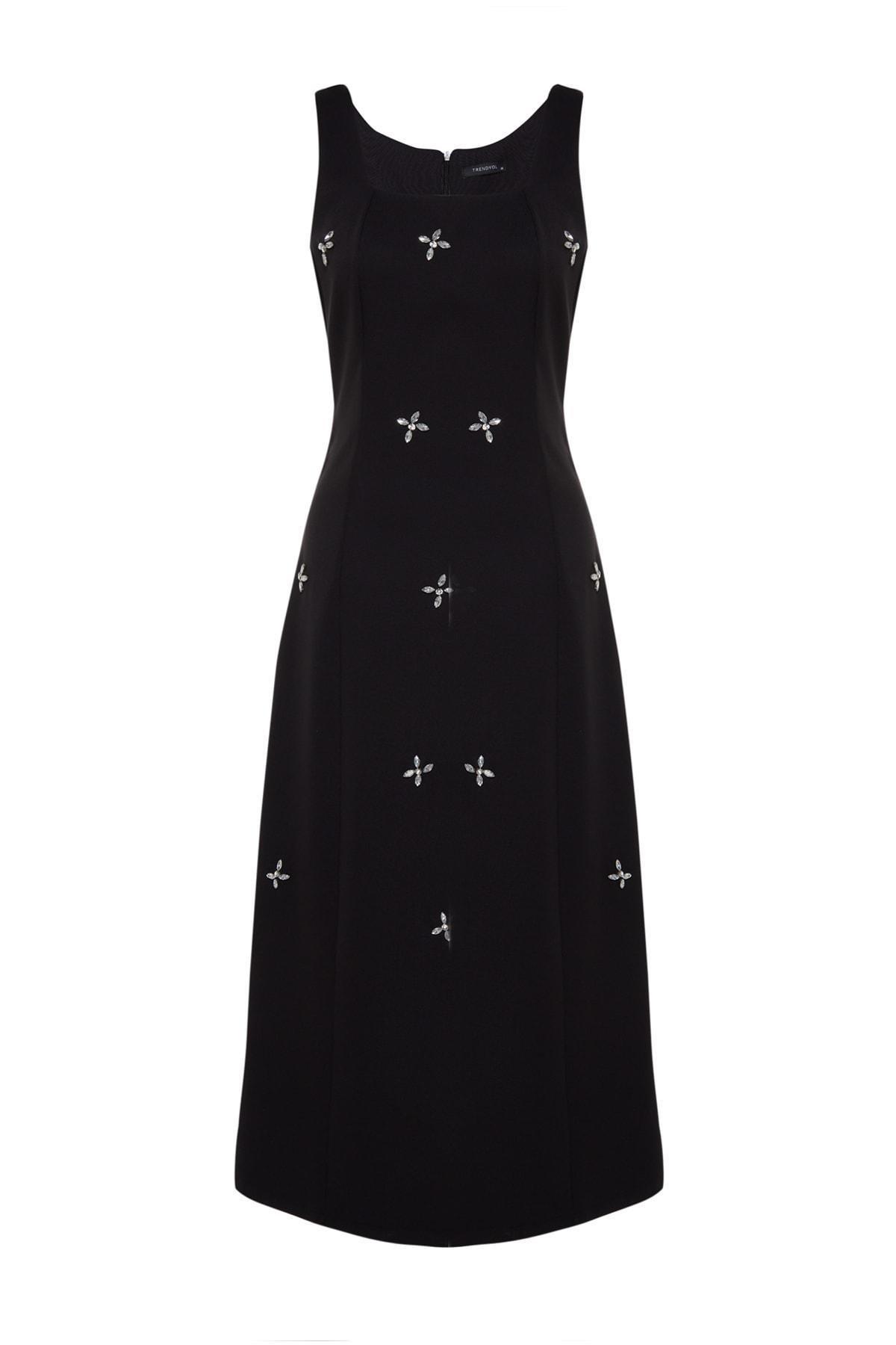 Black Gilet Dress, , large image number 5