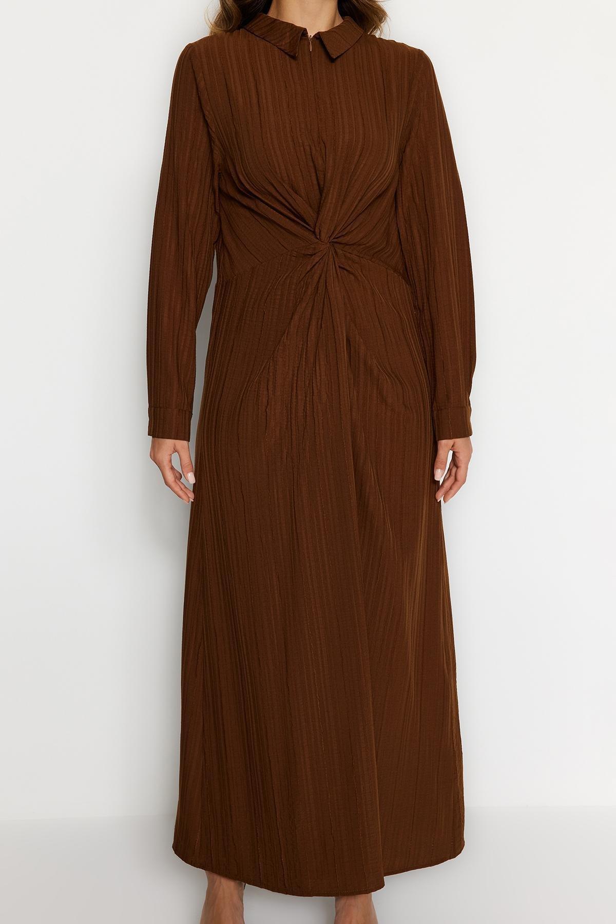 Brown Shift Style Dress, , large image number 3