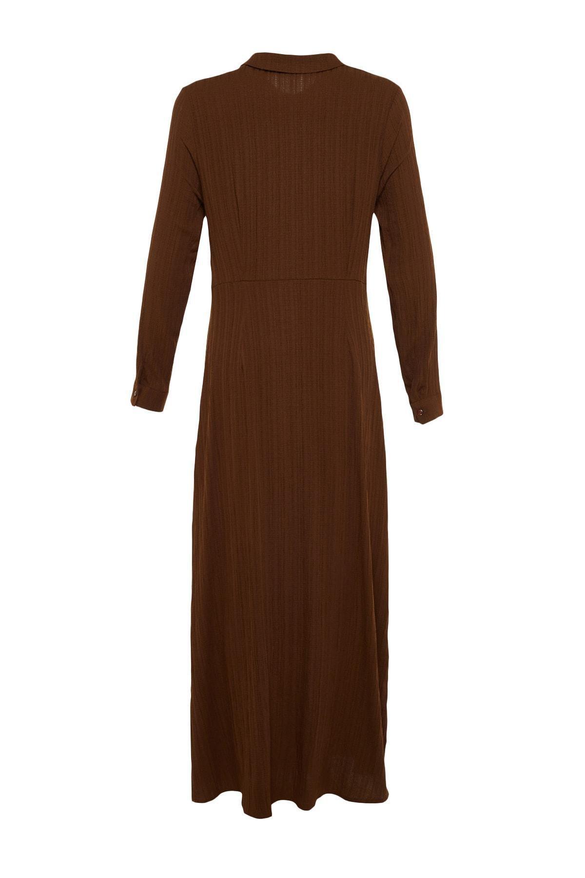 Brown Shift Style Dress, , large image number 7
