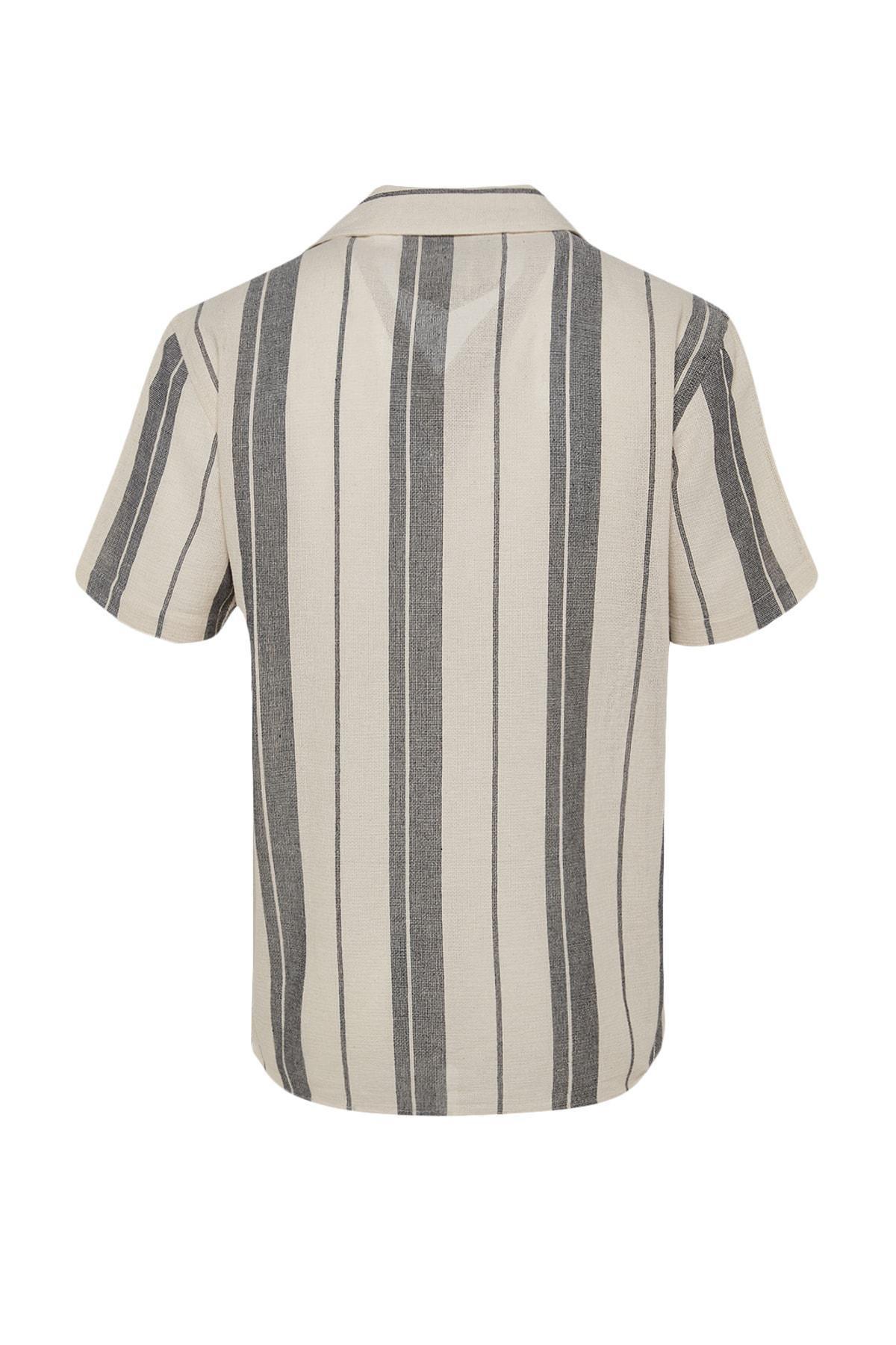 Black Striped Shirt, , large image number 7