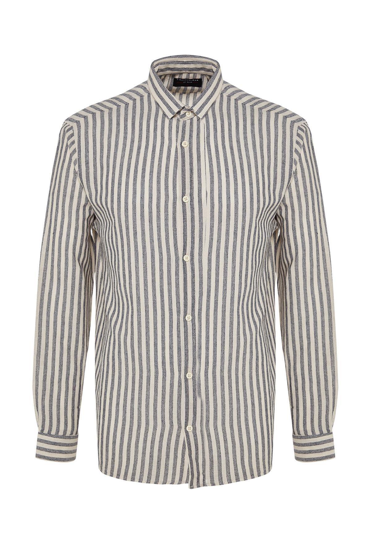Multicolour Striped Shirt, , large image number 4