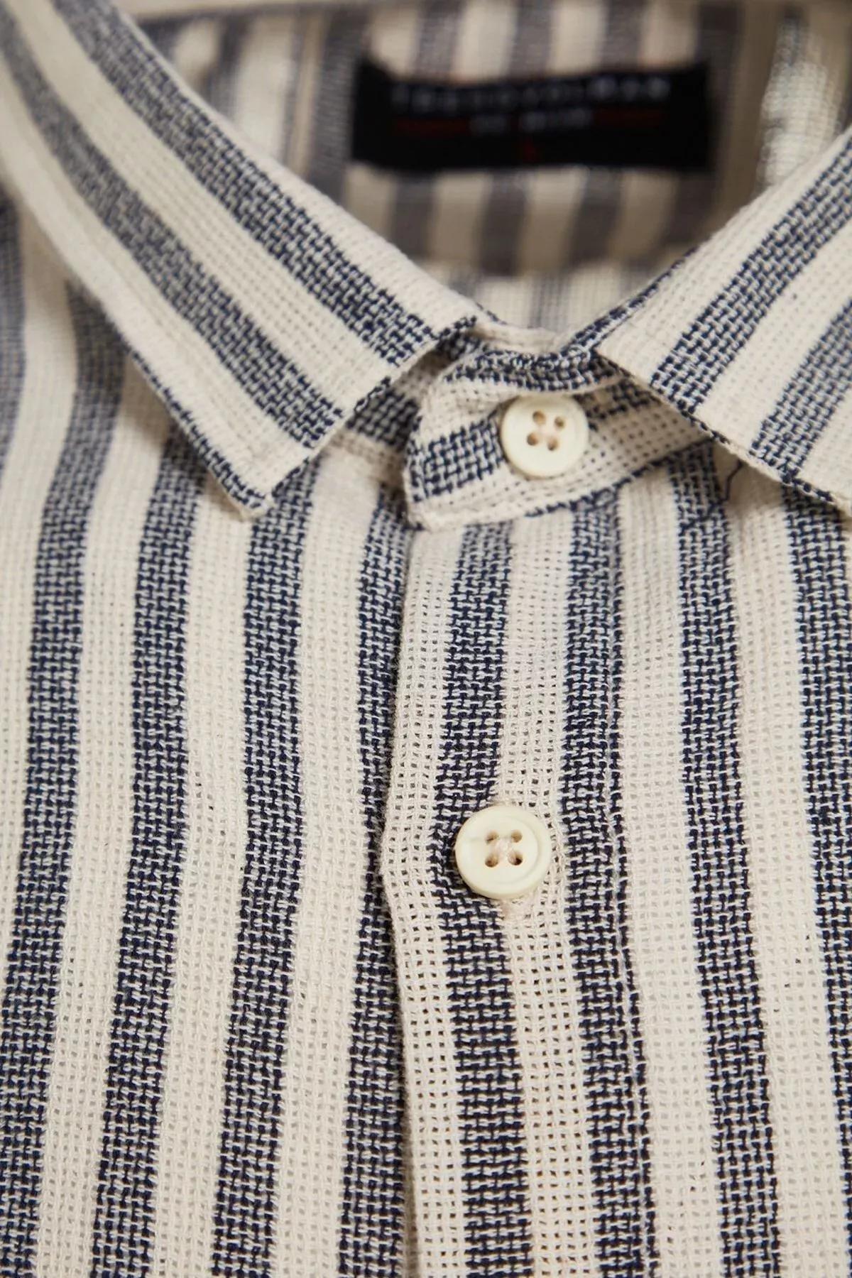 Multicolour Striped Shirt, , large image number 4