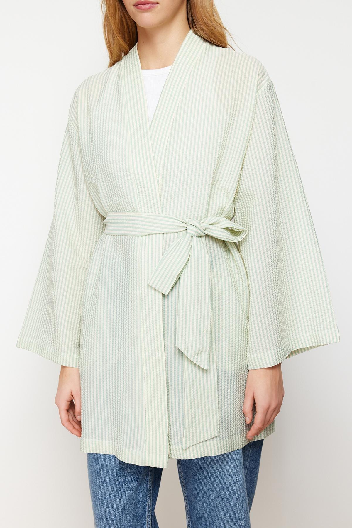 Trendyol - Green Relaxed Caftan