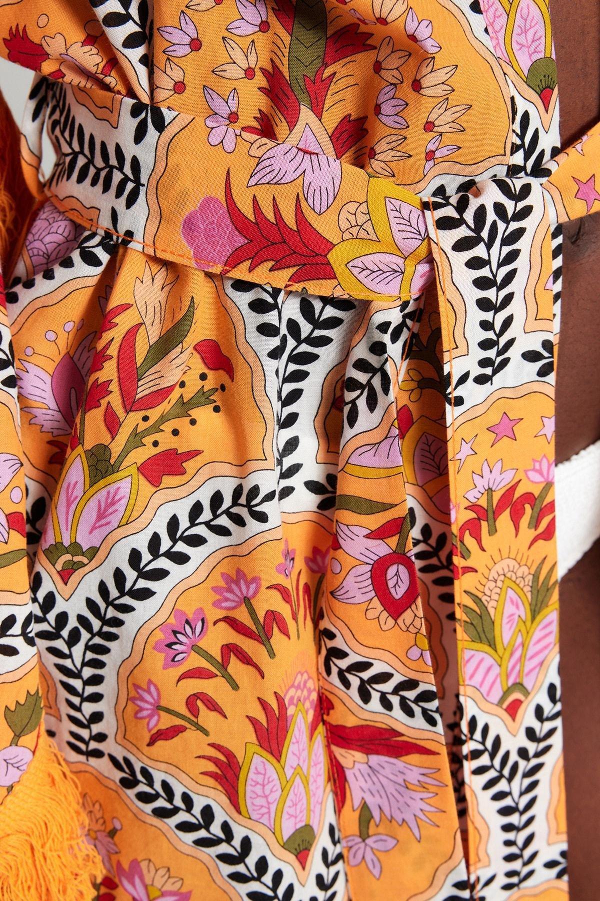 Ethnic Oversize Kimono, , large image number 5