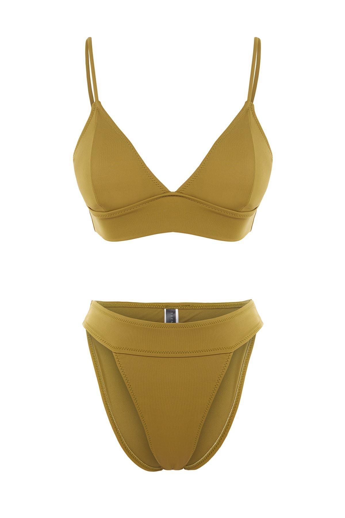 Green Casual Bikini Set, Green, large image number 5
