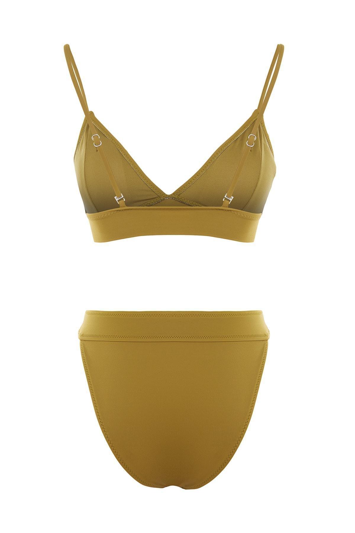 Green Casual Bikini Set, Green, large image number 6