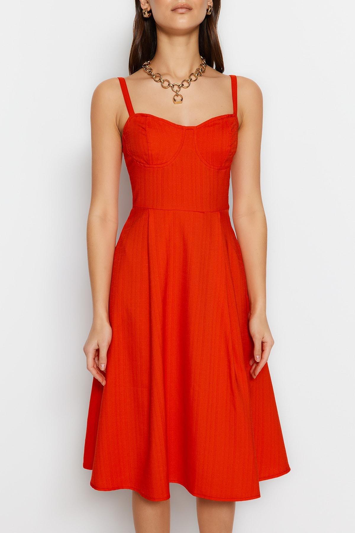 Red Skater Dress, , large image number 3