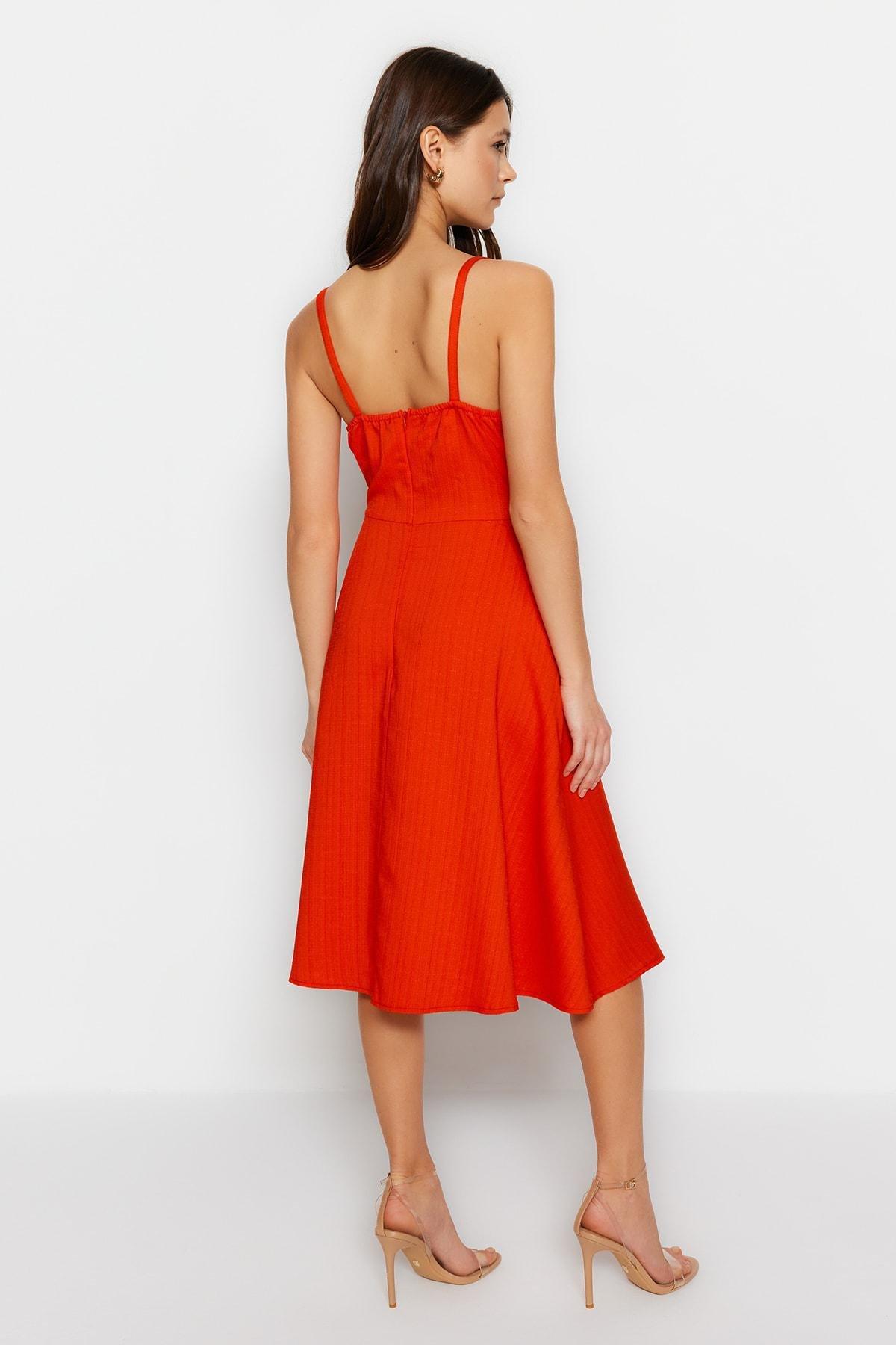 Red Skater Dress, , large image number 4