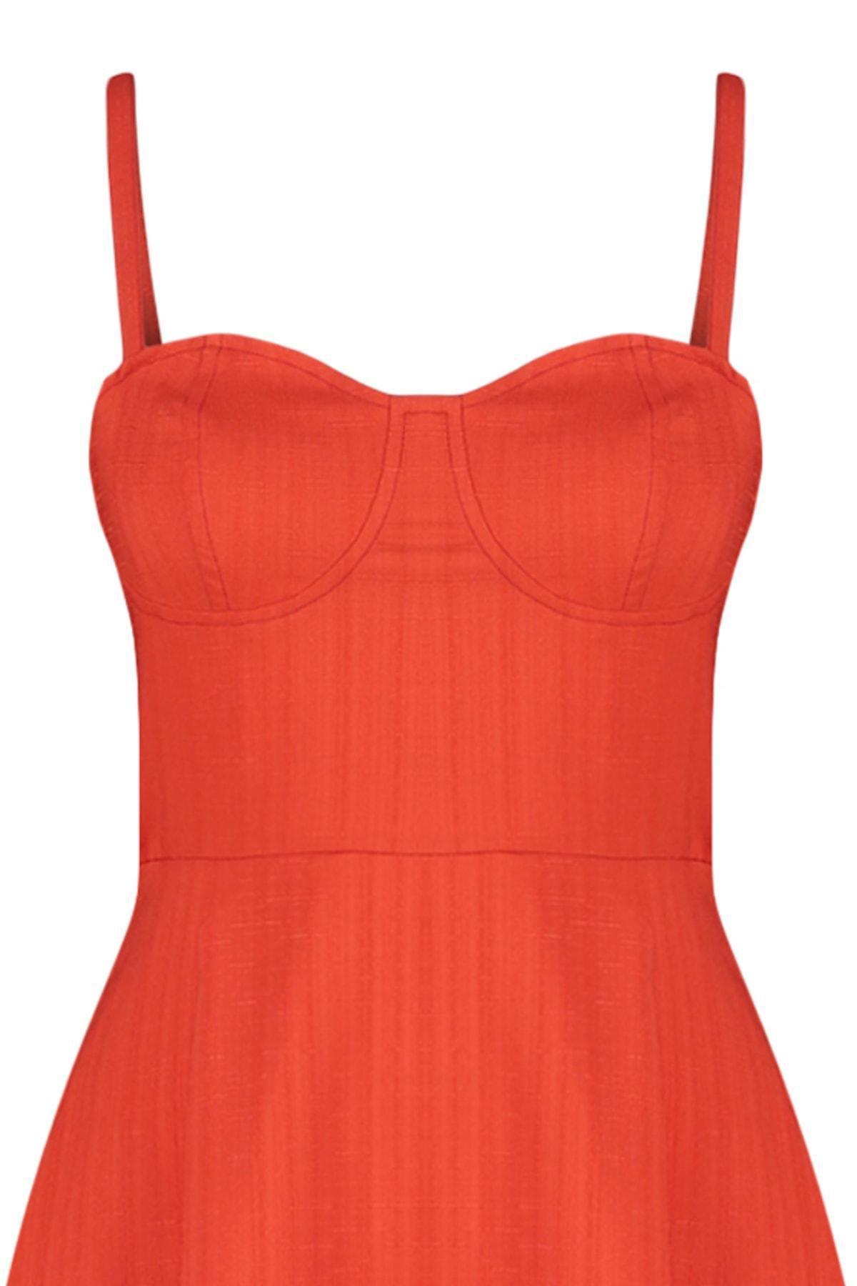 Red Skater Dress, , large image number 5