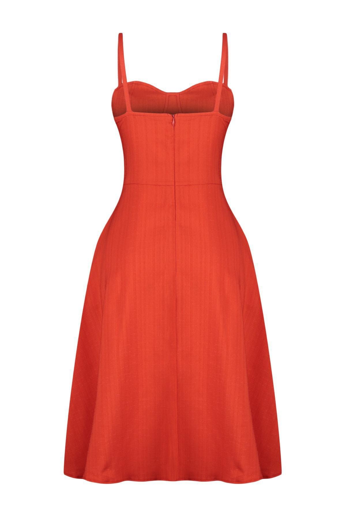 Red Skater Dress, , large image number 6