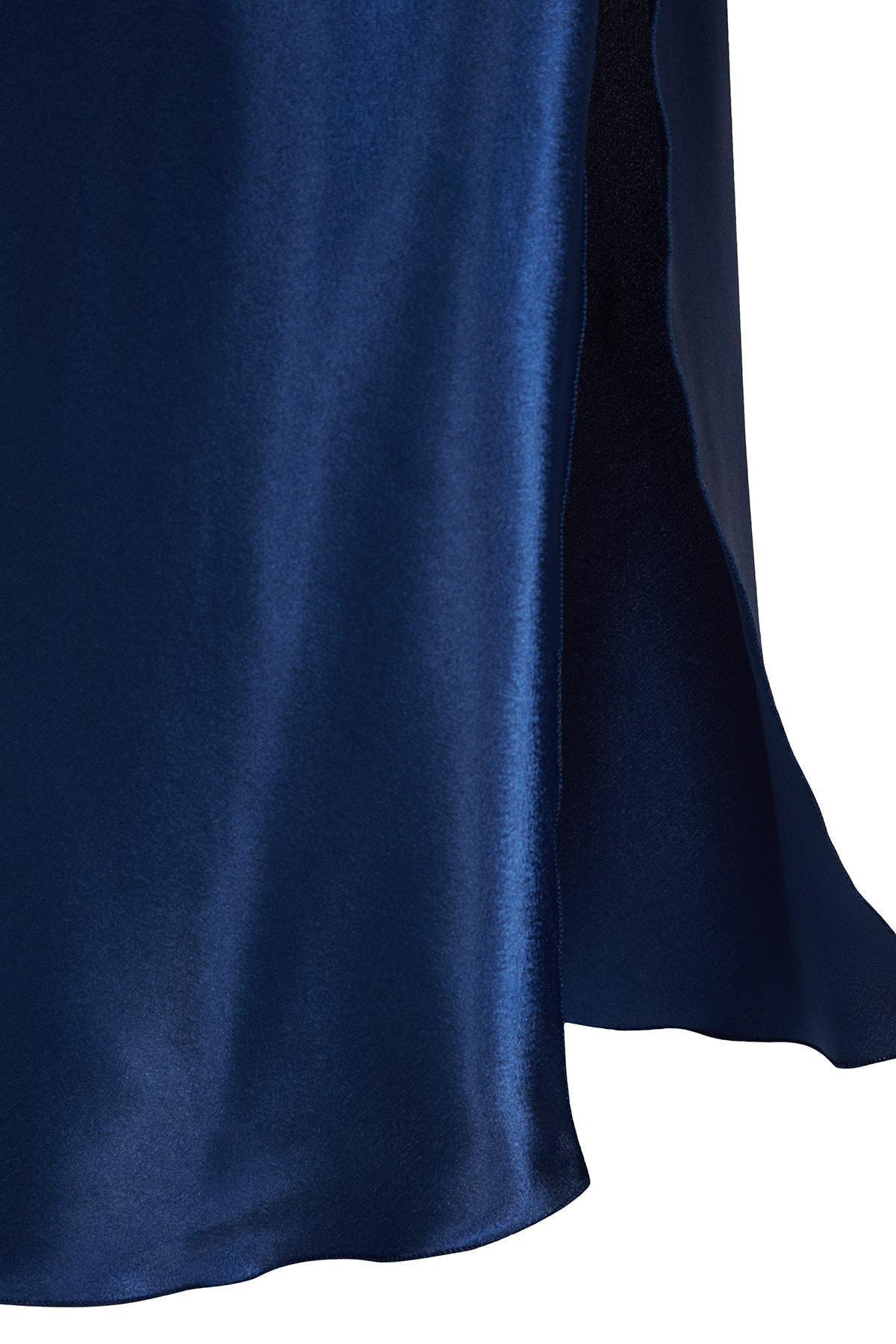 Blue Fitted Nightgown, , large image number 8