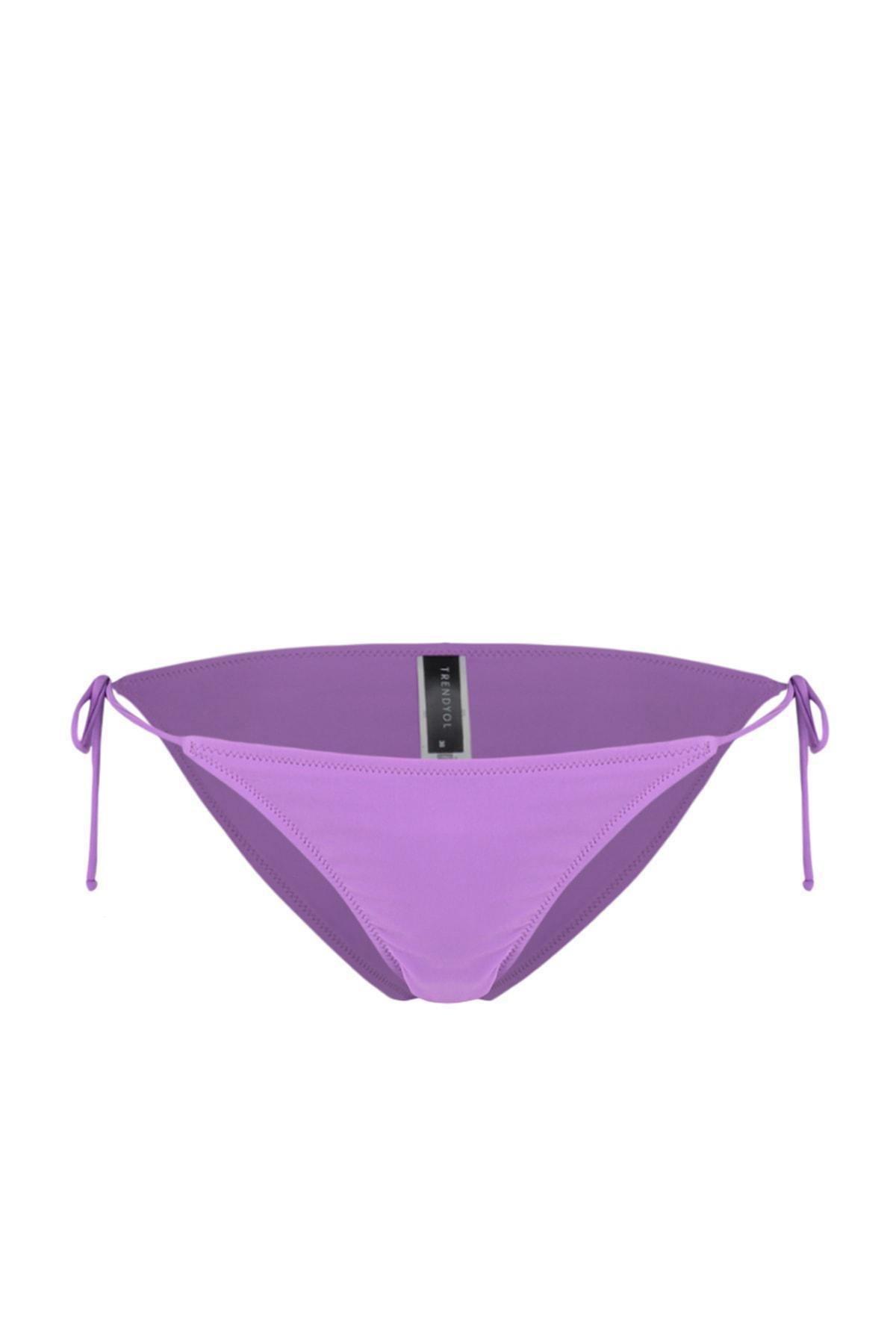 Purple Low Waist Bikini Bottom, Purple, large image number 5