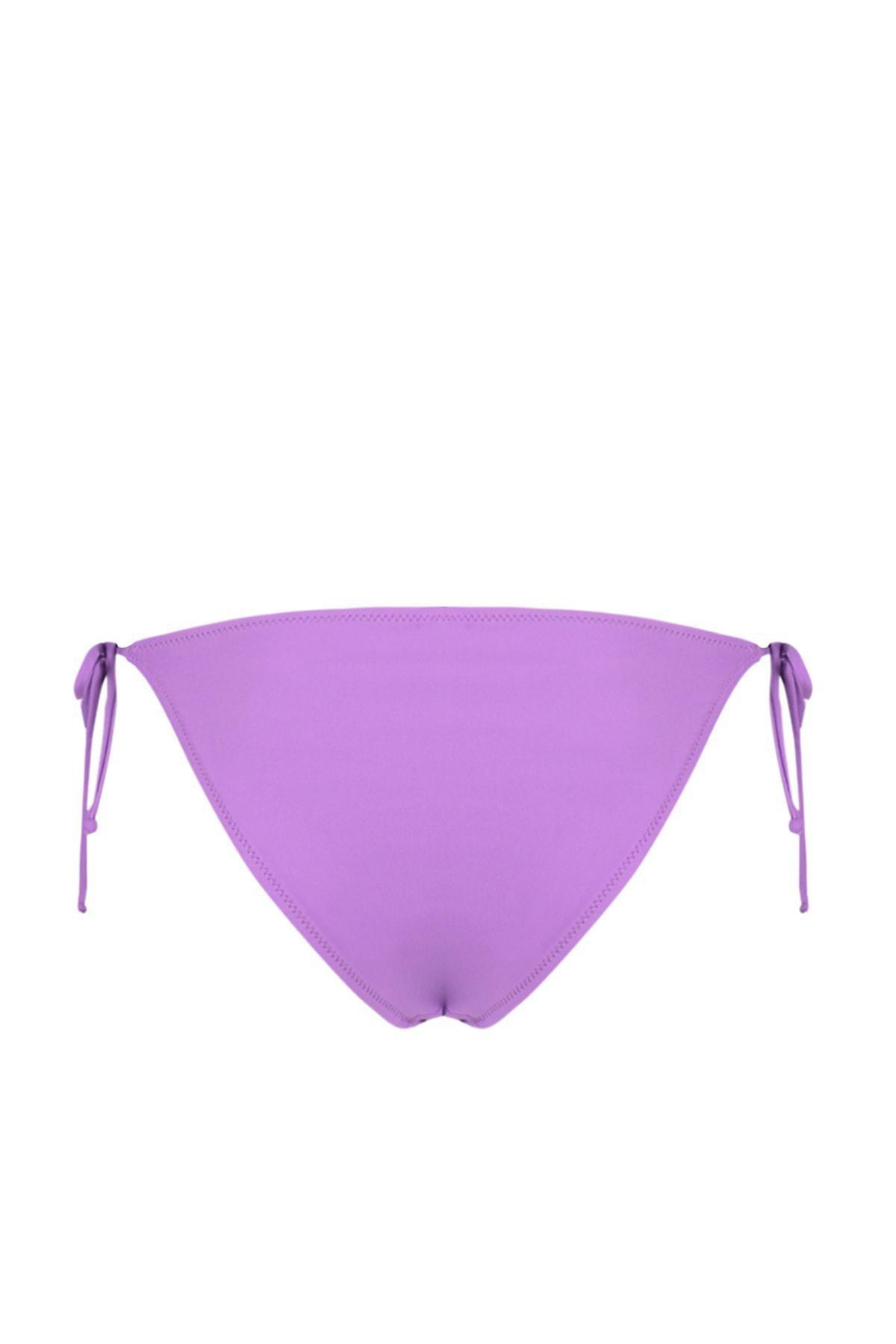 Purple Low Waist Bikini Bottom, Purple, large image number 7