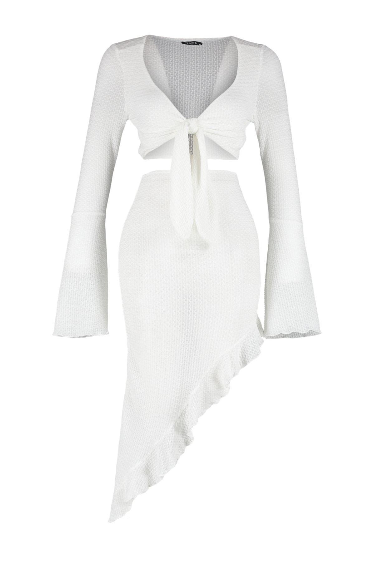 White Fitted Co-Ord Set, , large image number 5