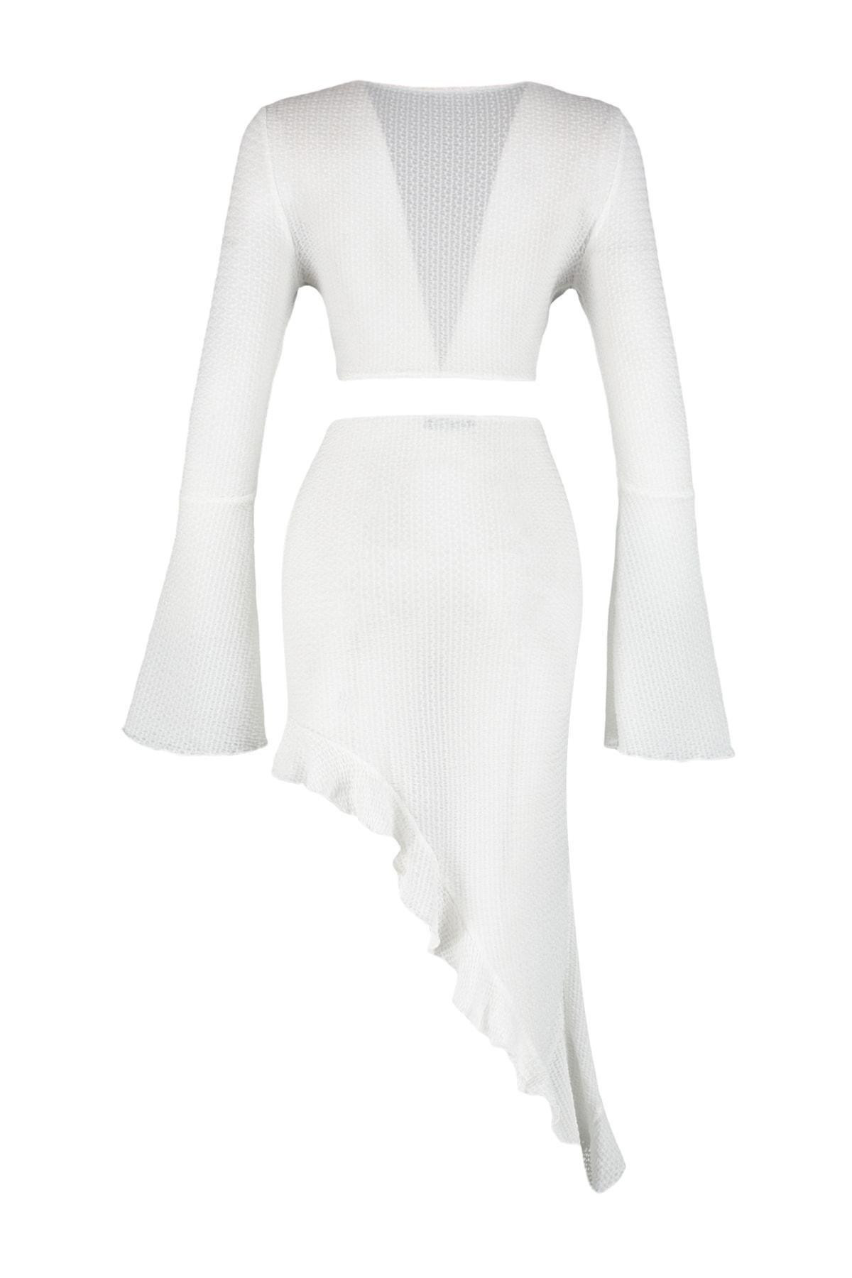 White Fitted Co-Ord Set, , large image number 7