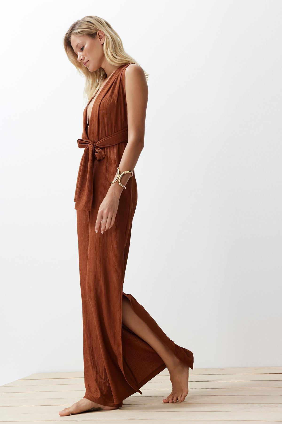 Green Relaxed Jumpsuit, , large image number 1