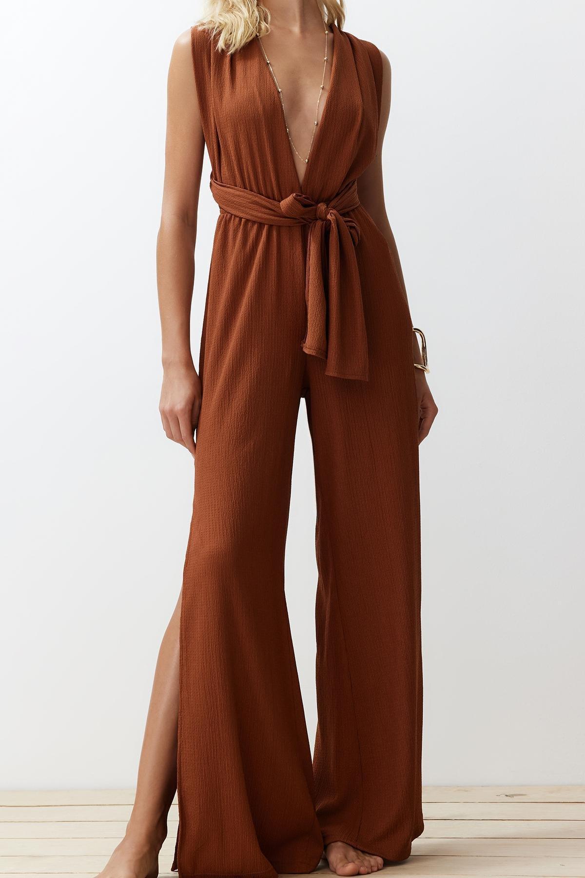 Green Relaxed Jumpsuit, , large image number 2