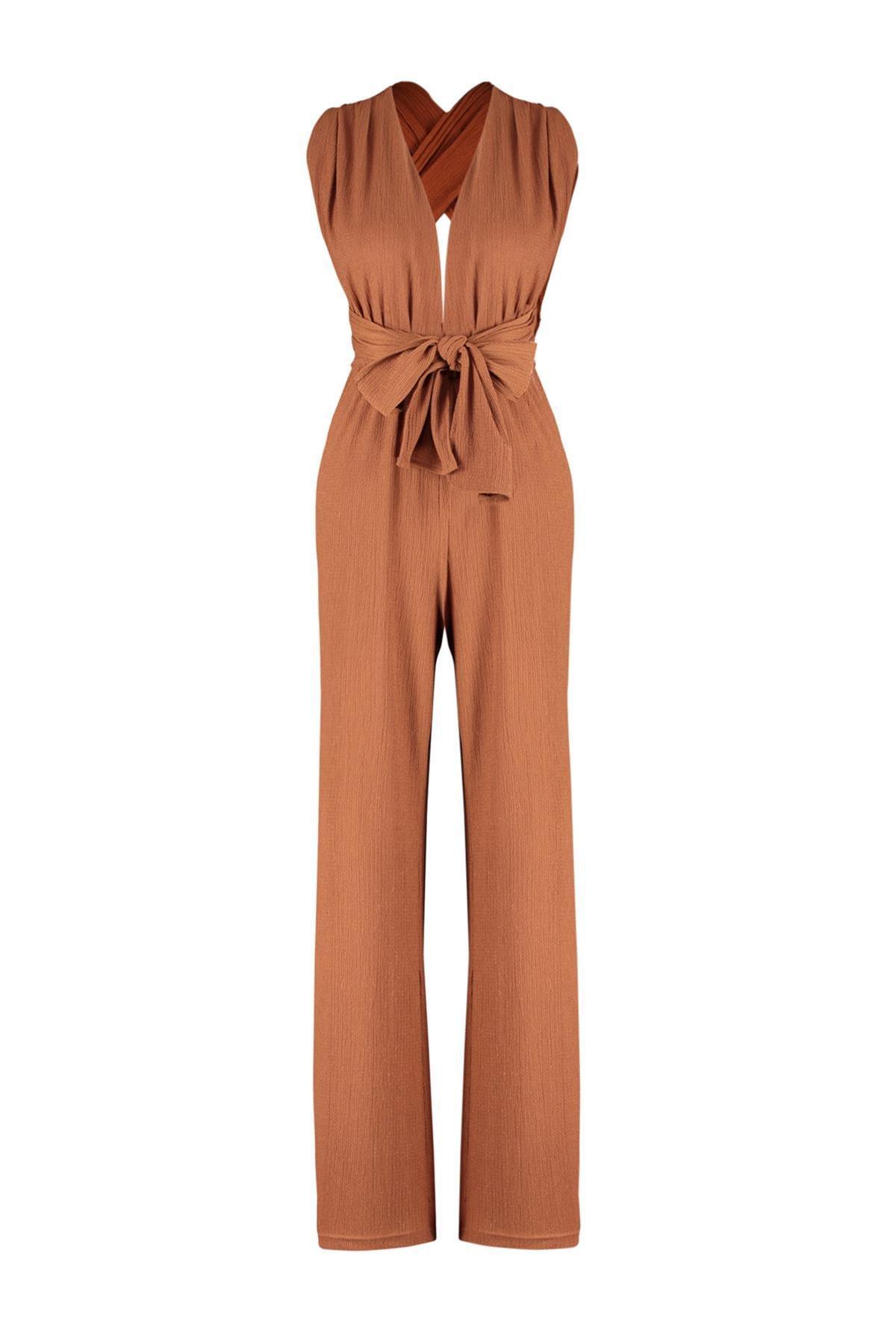Green Relaxed Jumpsuit, , large image number 4