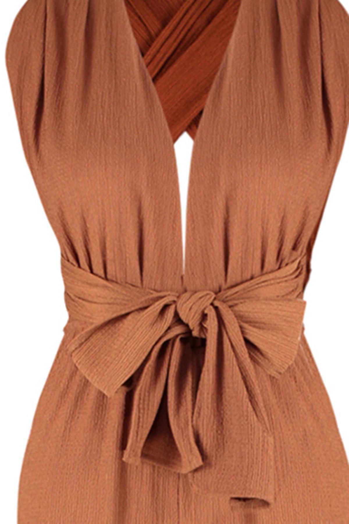 Green Relaxed Jumpsuit, , large image number 5