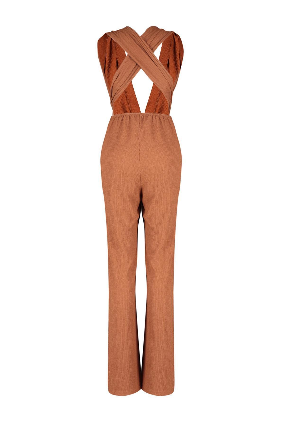 Green Relaxed Jumpsuit, , large image number 6