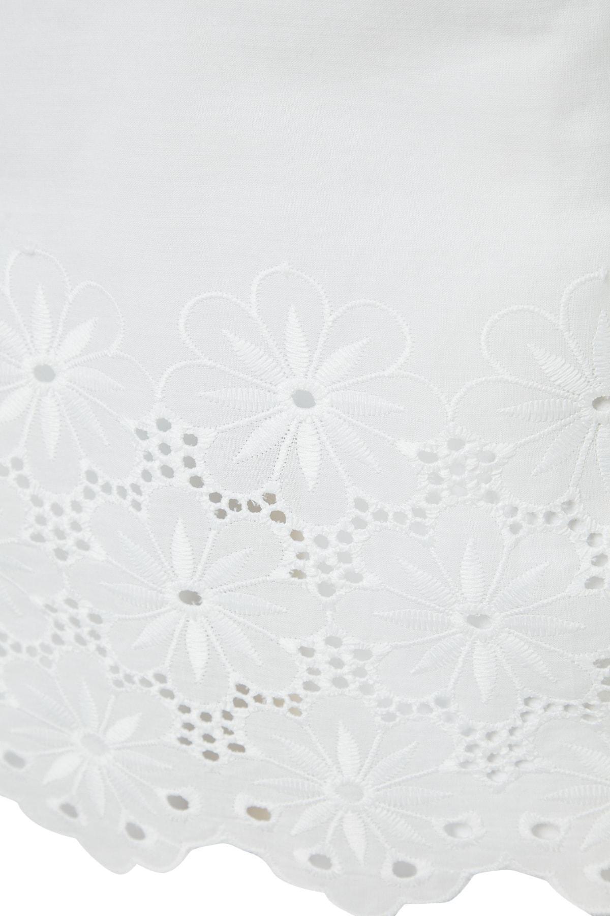 White A-Line Dress, , large image number 6