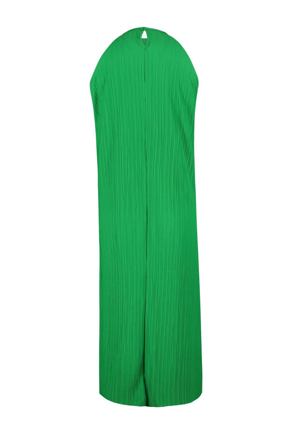Green Halterneck Shift Dress, , large image number 5
