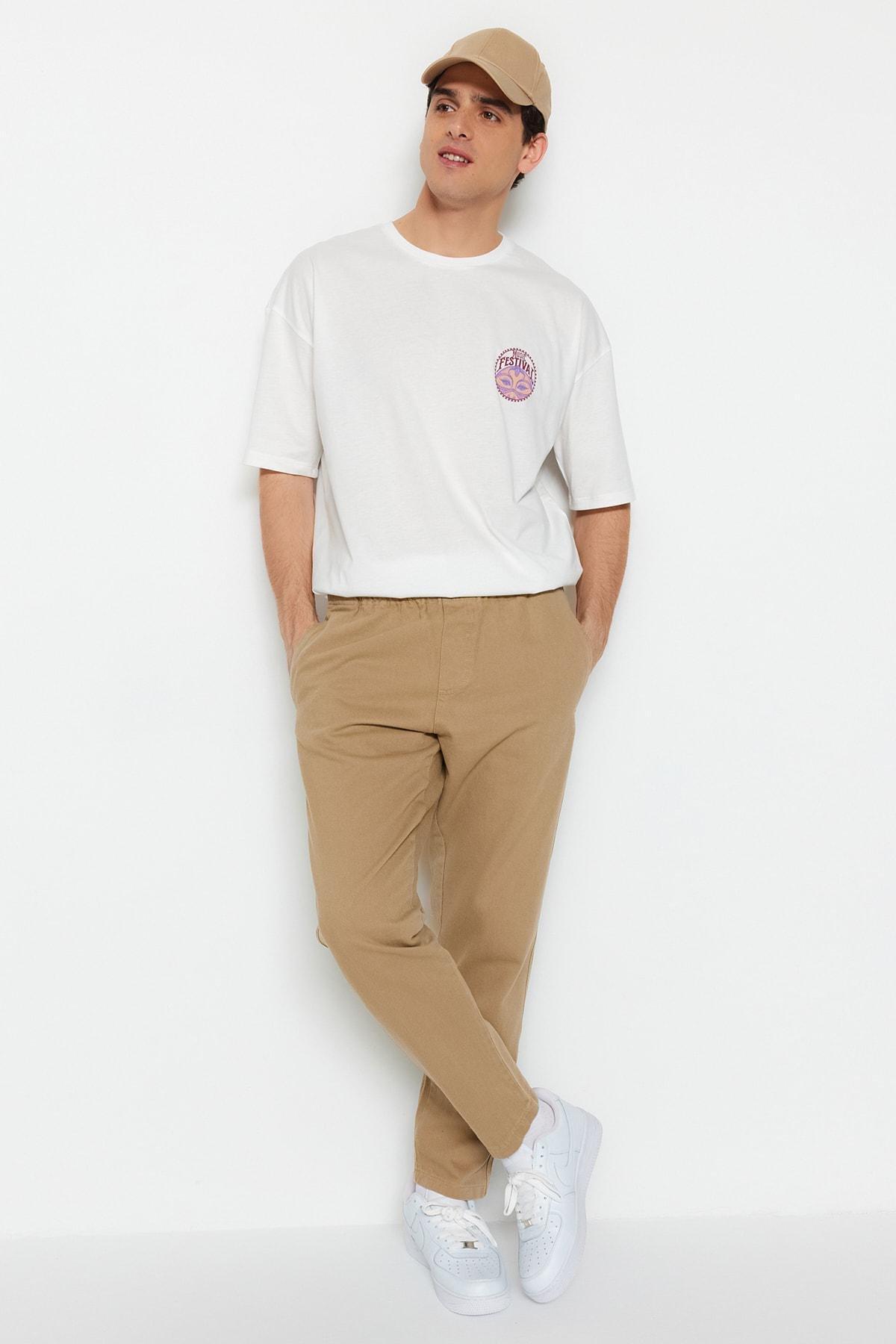 Brown Joggers Pants, , large image number 0