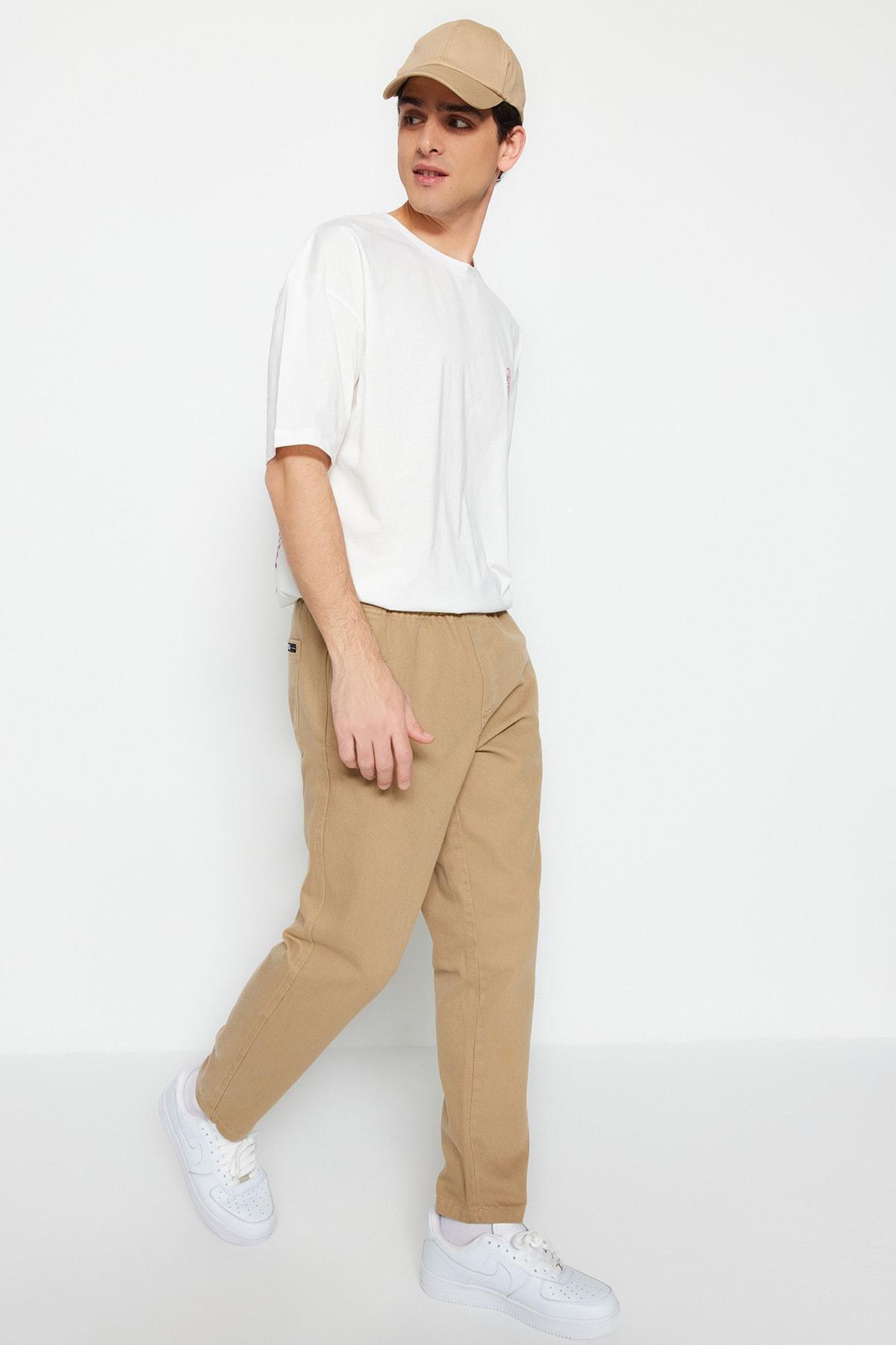 Brown Joggers Pants, , large image number 1