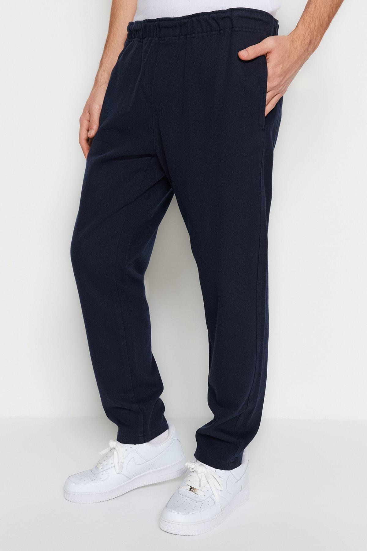 Navy Joggers Pants, Dark blue, large image number 1