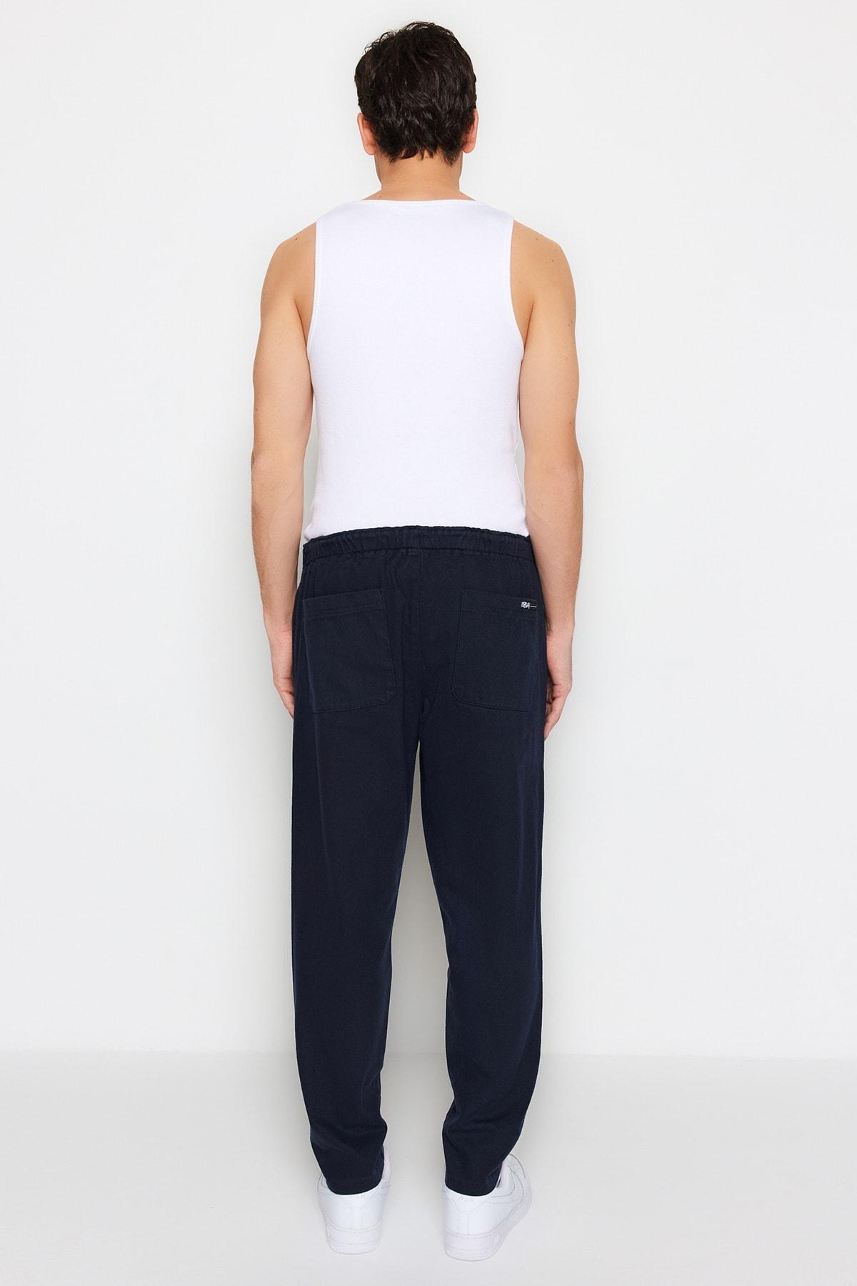 Navy Joggers Pants, Dark blue, large image number 3