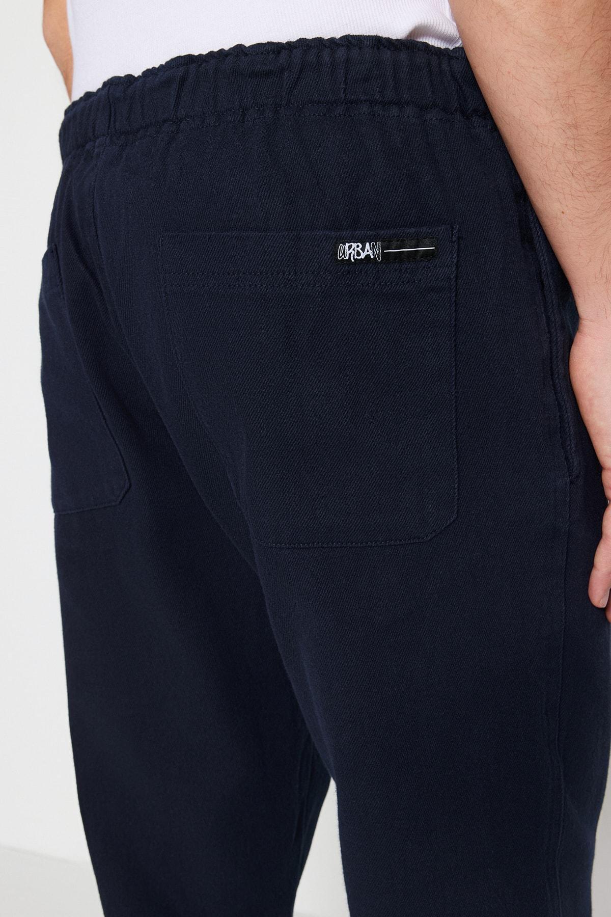 Navy Joggers Pants, Dark blue, large image number 4