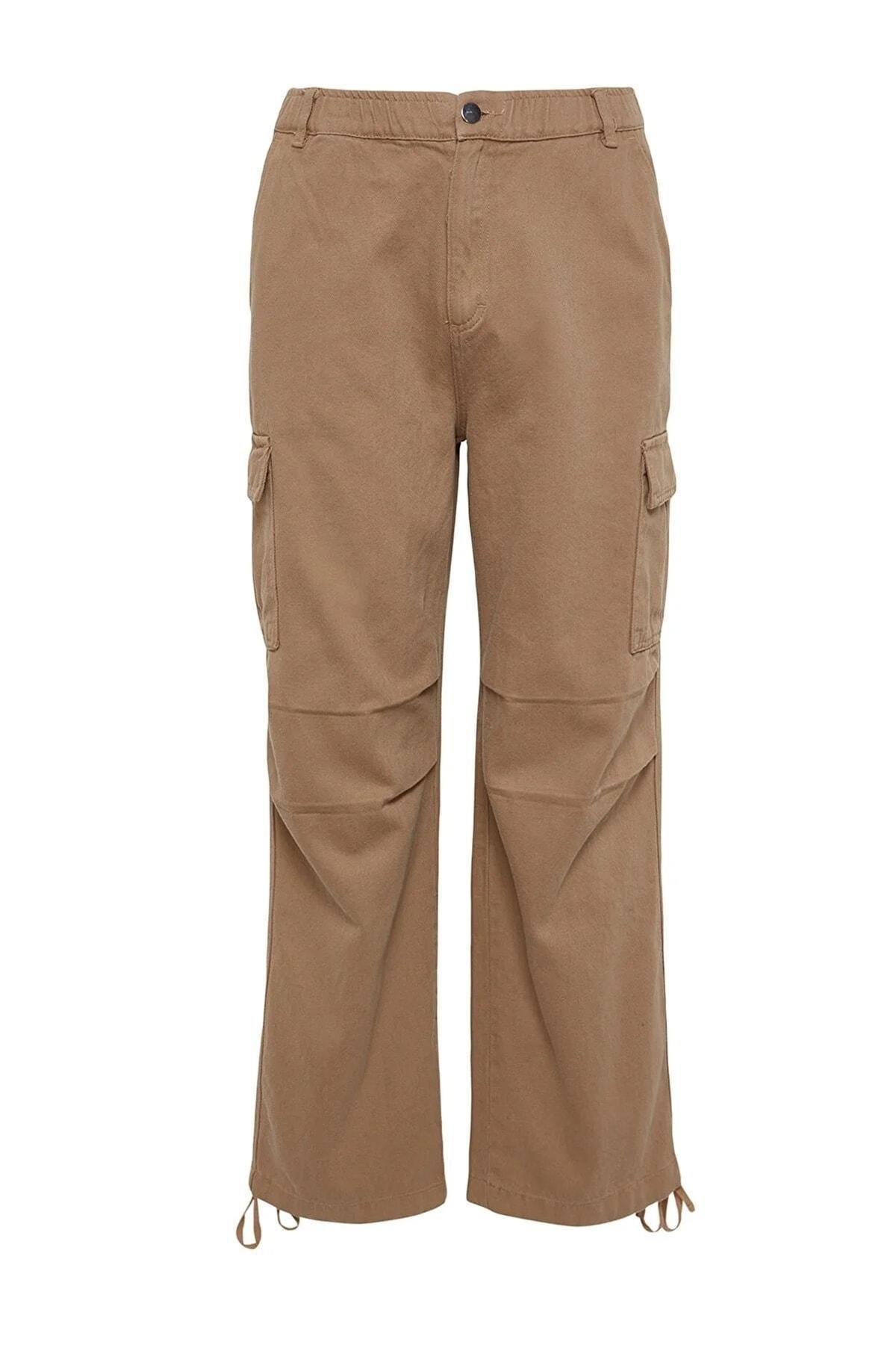 Beige Loose Pants, , large image number 5