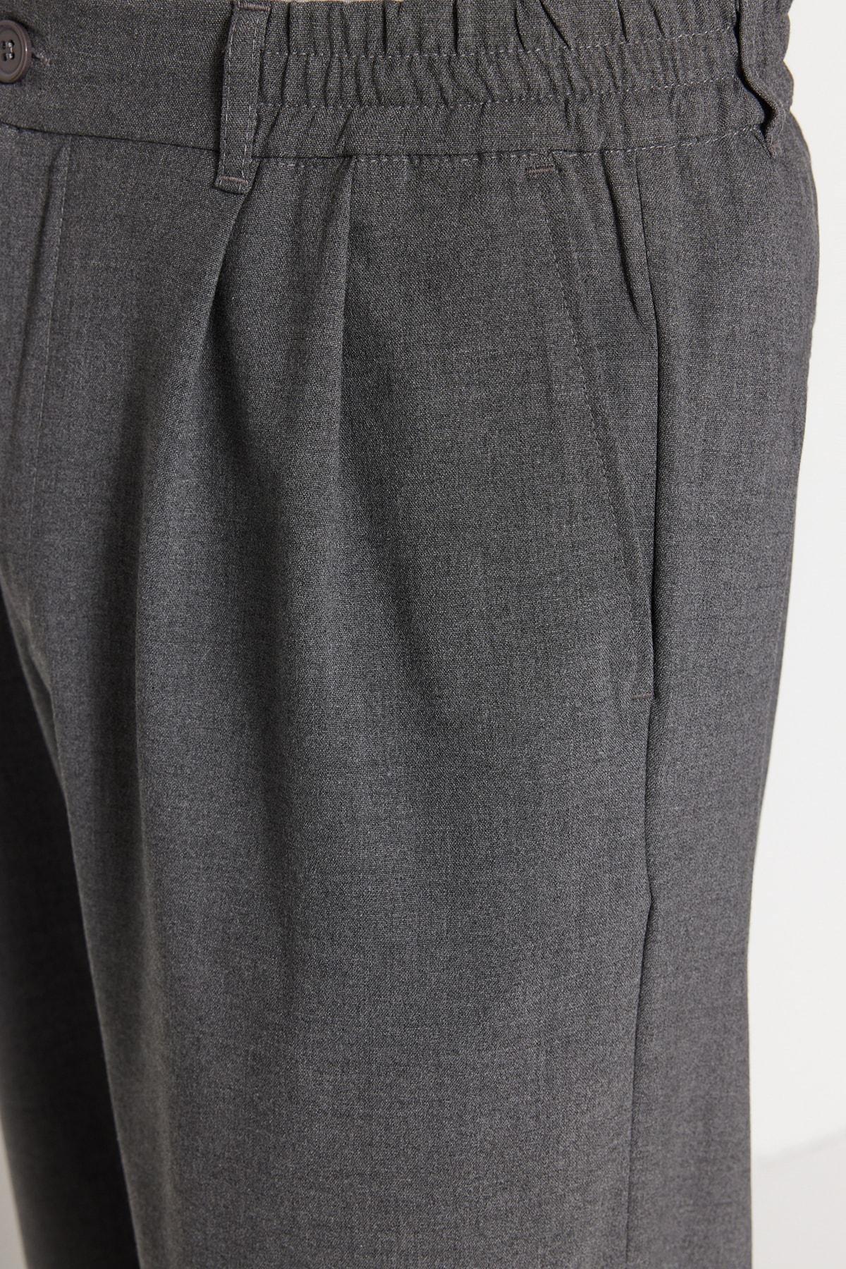 Trendyol - Gray Wide Leg Pants