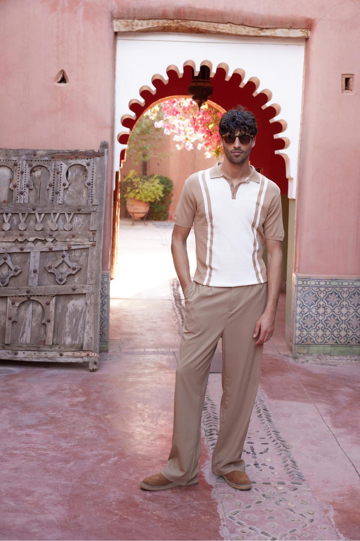 Brown Wide Leg Pants, , large image number 0