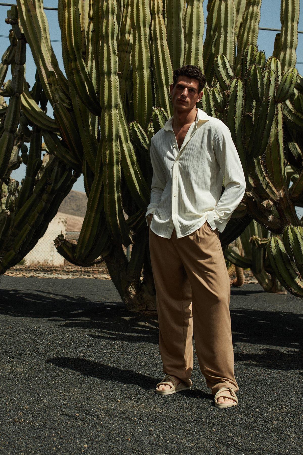 Brown Wide Leg Pants, , large image number 3