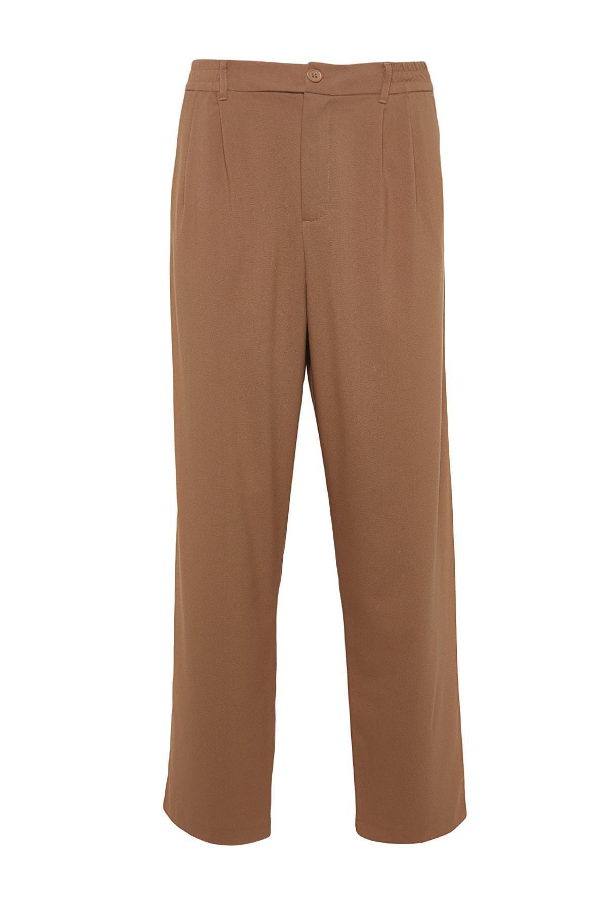 Brown Wide Leg Pants, , large image number 6