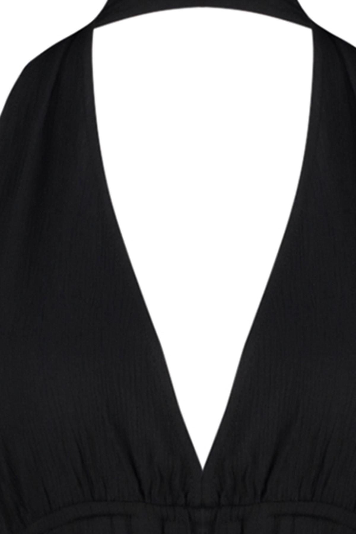 Black Smock Dress Dress, , large image number 6