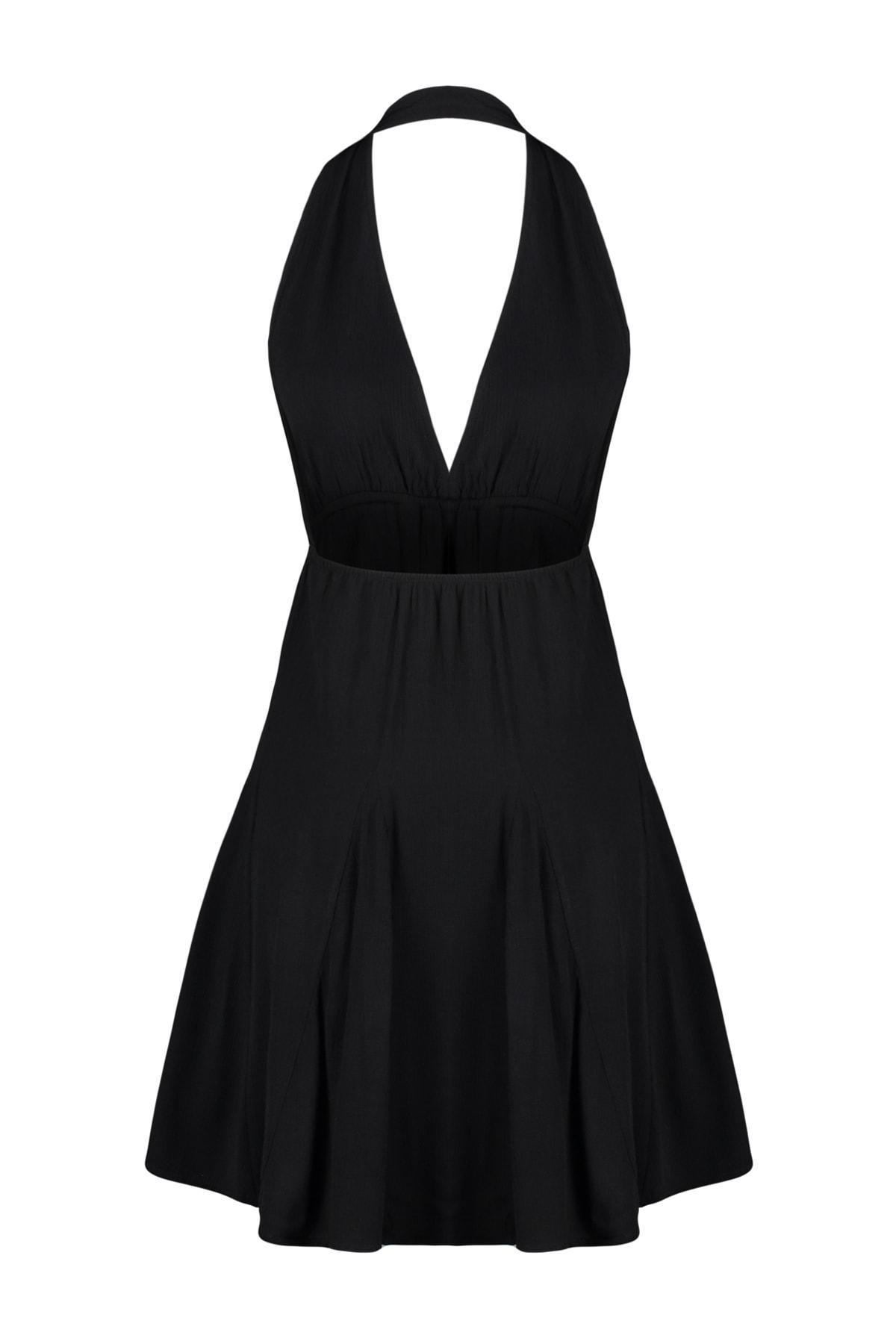 Black Smock Dress Dress, , large image number 7