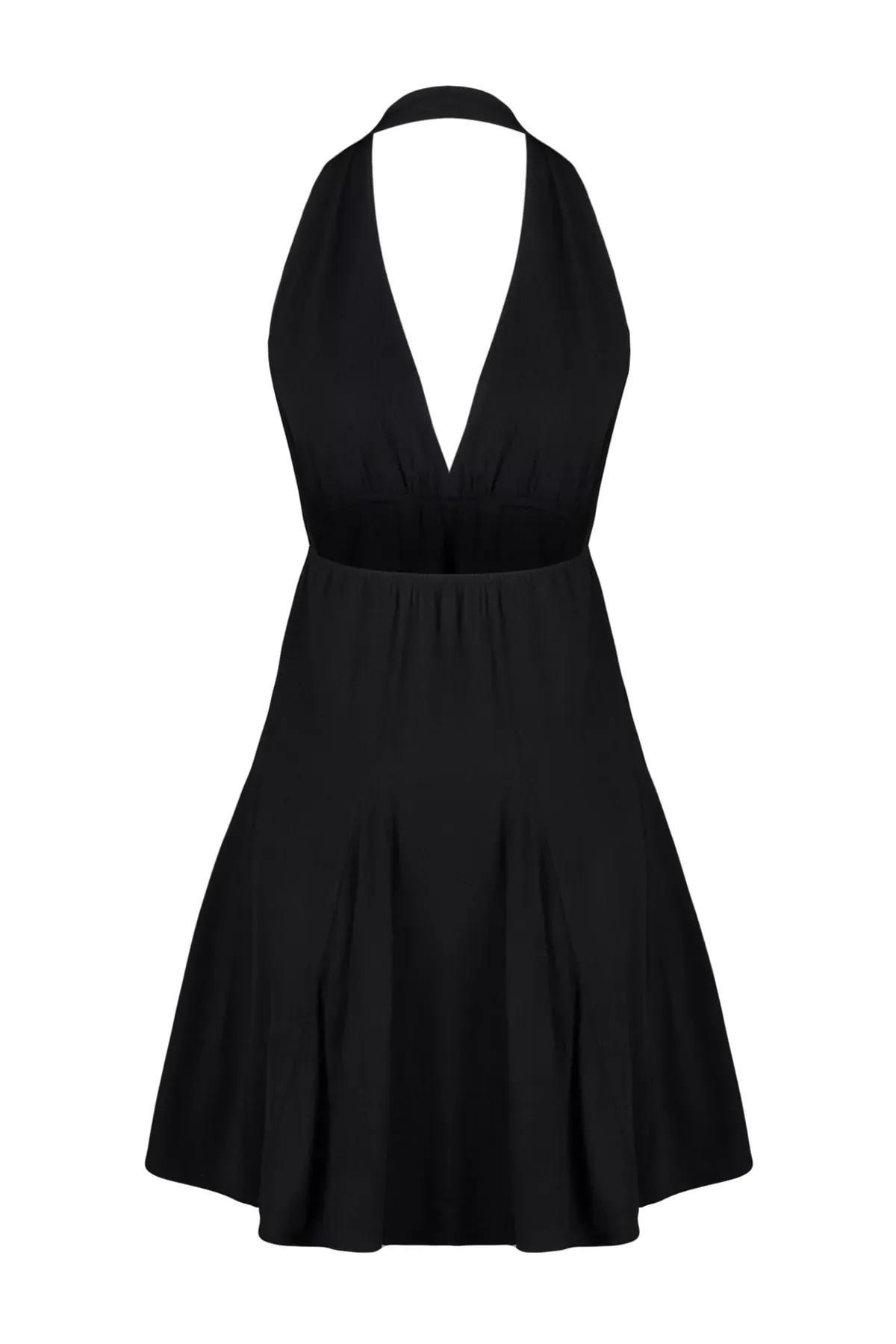 Black Smock Dress Dress, , large image number 7