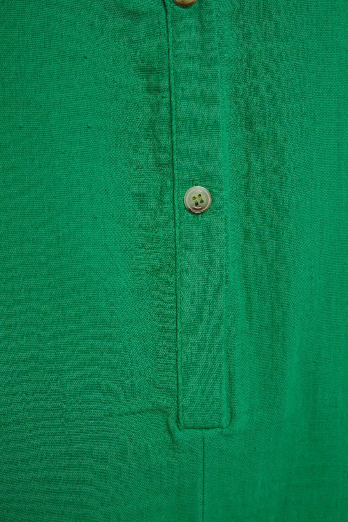 Green Relaxed Jumpsuit, , large image number 6