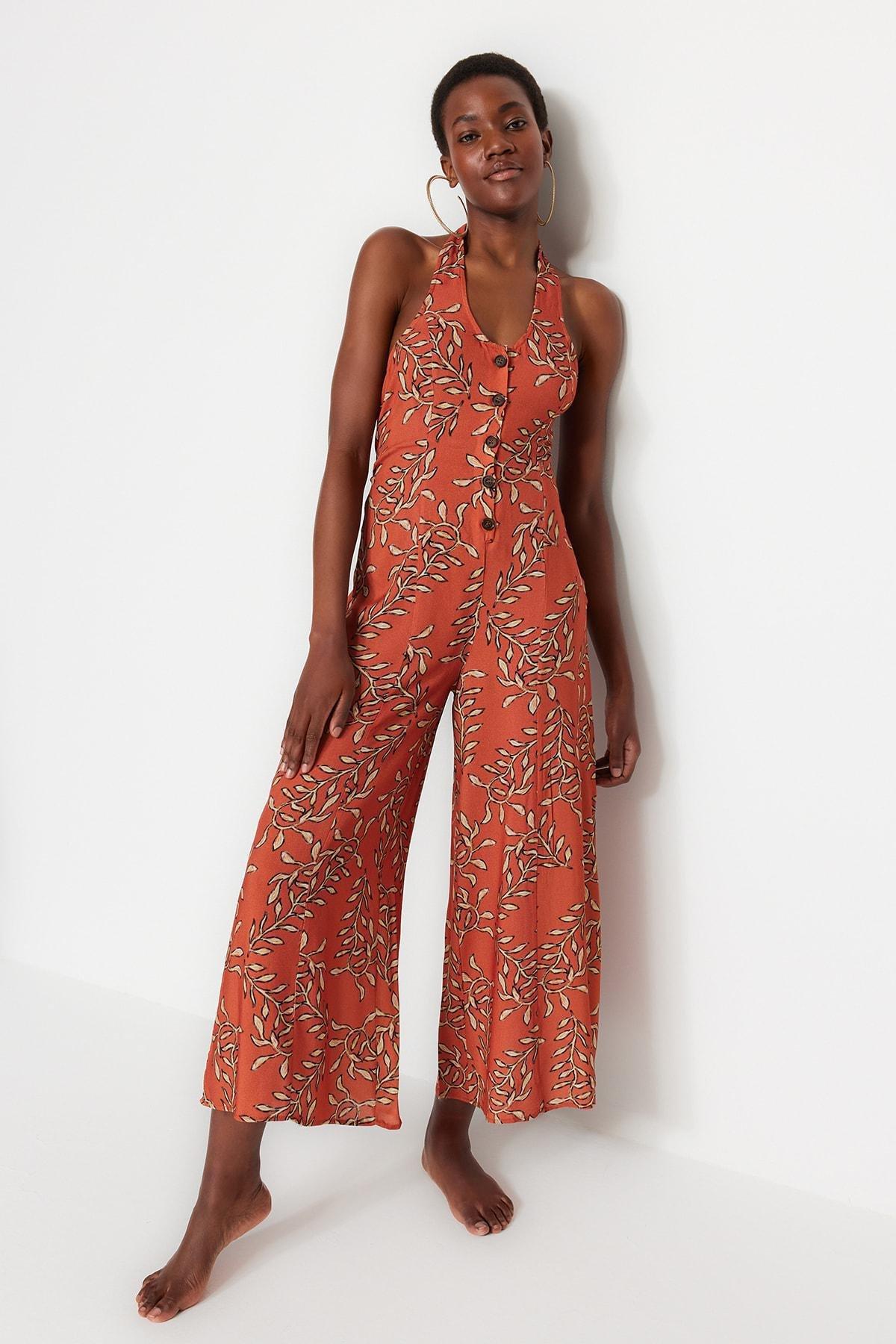 Multicolour Floral Jumpsuit, , large image number 0