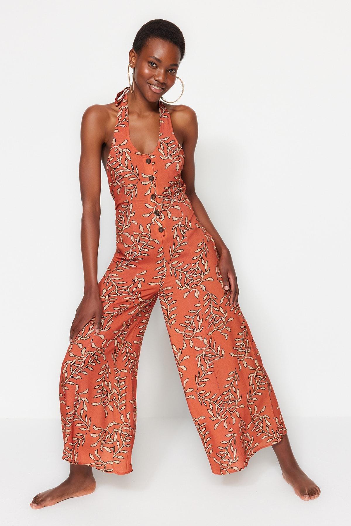 Multicolour Floral Jumpsuit, , large image number 1
