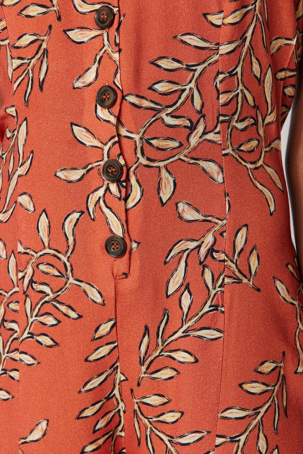 Multicolour Floral Jumpsuit, , large image number 4