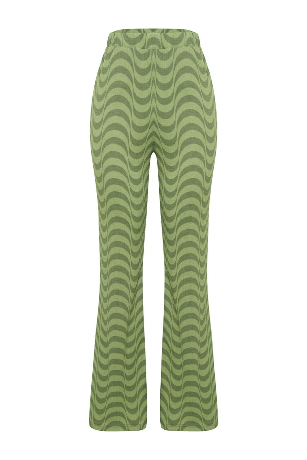 Trendyol - Green Wide Leg Pants