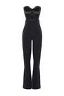 Trendyol - Black Strapless Jumpsuit