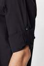 Trendyol - Black Slim Mandarin Collar Shirt