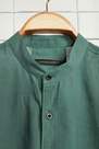 Trendyol - Green Slim Mandarin Collar Shirt